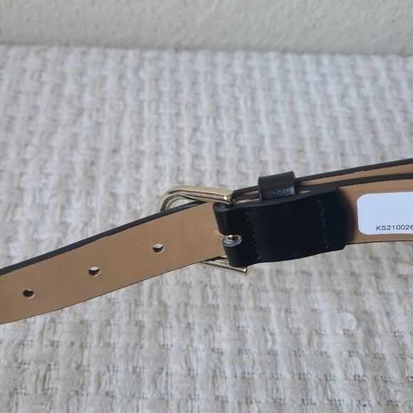 Kate Spade New York Black Genuine Leather Belt Bag NWT Size Small Medium - Picture 11 of 12